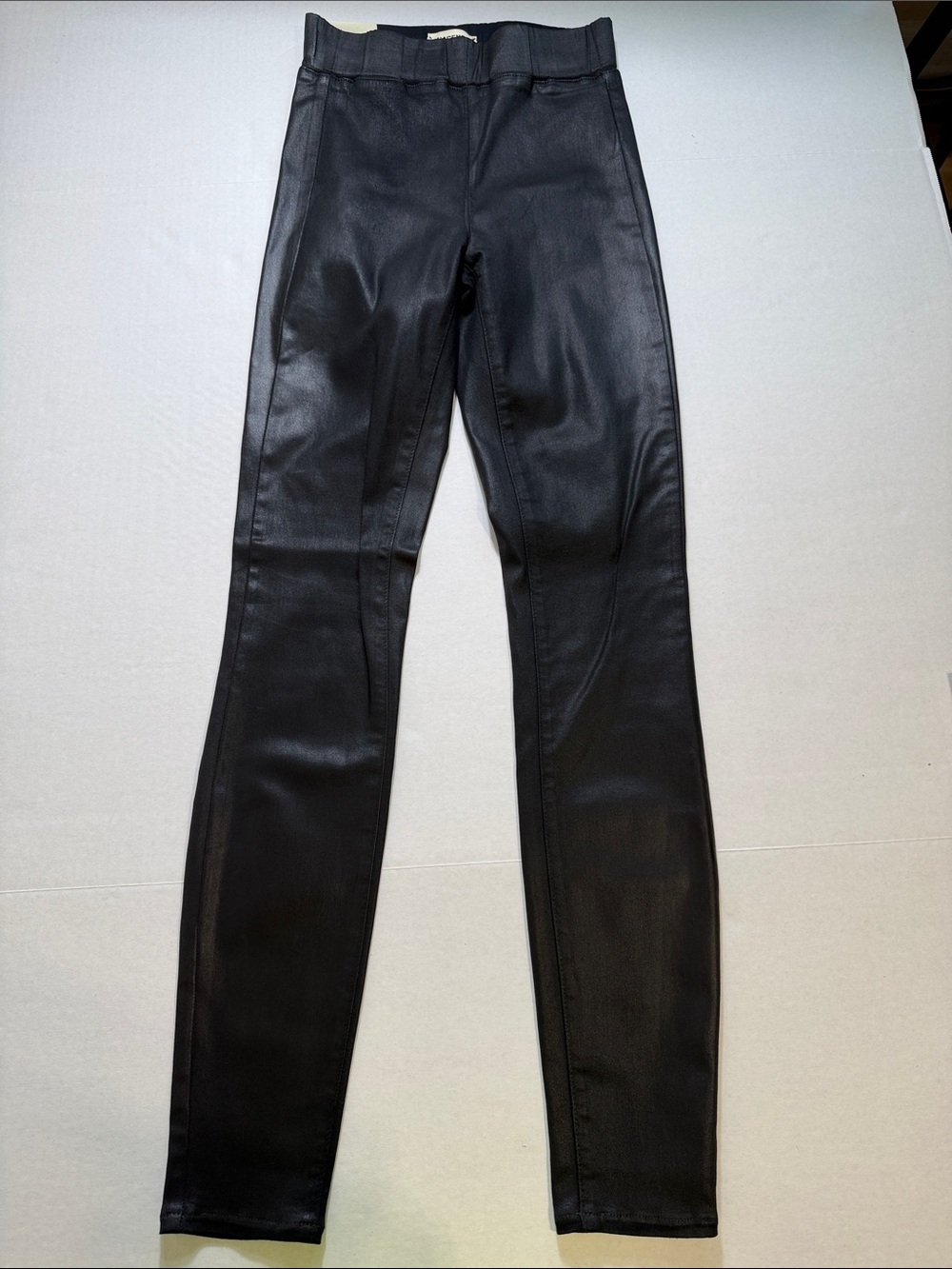 L’AGENCE Rochelle Coated High Waist Pull-On Skinny Jeans